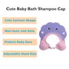 2 Pieces Baby Shower Cap Shield Toddler Bathing Hat Adjustable Shower Visor Cap Infants Bath Ears Head Protection Safe Shampoo Shower Cap Guard Soft Washing Hair Shield Hat for Kids Boys Girls 6M-6Y view 3
