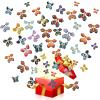 Chenkaiyang 40 Pcs Magic Flying Butterfly, Fairy Flying Toys Rubber Band Powered Wind Up Flying Butterfly Flying Butterfly Cards Butterfly Toy for Book Card Birthday Surprise Gift (20 Styles) view 1