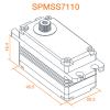 Spektrum S7110 Servo Winch: 1/10 Rock Crawlers, SPMSS7110 view 3