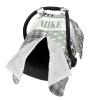 Personalized Baby Car Seat Canopy for Babies, Custom Name Car Seat Covers for Boys and Girls, Opening Minky Nursing Breastfeeding Cover for Infant, Carseat Canopies for Newborn (Farm Theme) view 2