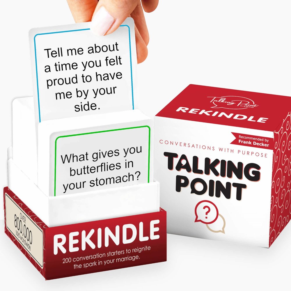 200 Couples Conversation Cards - Rekindle Game for Married Couples - Questions for Long Term Relationships - Fun Topics Build Intimacy & Strong Bonds - Road Trips, Anniversary, Date Night