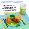 Bluey Toy Fruits and Vegetables for Toddlers, 32-Piece Pretend Food with Plates, Utensils, Baby Play Food & Wooden Toy Fun view 4
