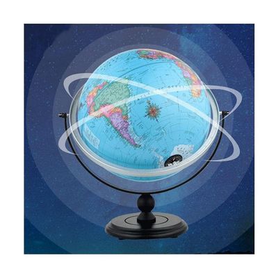 OLOTU Globe 12 in Large Globes for Adults 720 Rotating Globe of World with Black Wooden Stand World Globe for Teachers Children Detailed