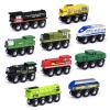SainSmart Jr. Wooden Train Set Accessories, Magnetic Toy Car Set (10 PCS), Compatible with All Major Brands, Gift for Toddlers, Boys, and Girls Aged 3+ view 1