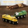 SainSmart Jr. Wooden Train Set Accessories, Magnetic Toy Car Set (10 PCS), Compatible with All Major Brands, Gift for Toddlers, Boys, and Girls Aged 3+ view 2