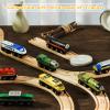 SainSmart Jr. Wooden Train Set Accessories, Magnetic Toy Car Set (10 PCS), Compatible with All Major Brands, Gift for Toddlers, Boys, and Girls Aged 3+ view 3