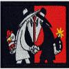 Spy vs Spy Patch 2pc Bundle Set - Hook Fastener Backing B023 view 2