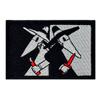 Spy vs Spy Patch - Hook Fastener Backing P144 view 1