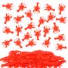 20 Pcs Mini Lobster Claw Crawfish Boil Party Supplies Soft TPR Lobster Food Models Fake Crawfish Party Decorations for Early Education Teaching Aids, Pendants, Party Shooting Props,Sea Creature Models view 1