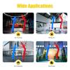 PIAOCAIYIN Inflatable Tube Man Blower, 17.7" Mini Inflatable Tube Man, 370W s Inflatable Tube, Wacky Waving Inflatable Tube Guy for Outdoor Inflatable Puppet Dancers, Black view 3