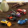SainSmart Jr. Wooden Train Set Accessories Toy Cars (10 PCS), Compatible with All Major Brands, Gift for Toddlers and Kids Aged 3+ view 2