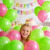 110pcs Green Balloon 12 inch, Green Latex Balloons for Birthday Party Baby Shower Wedding(with 2 Ribbons). view 4