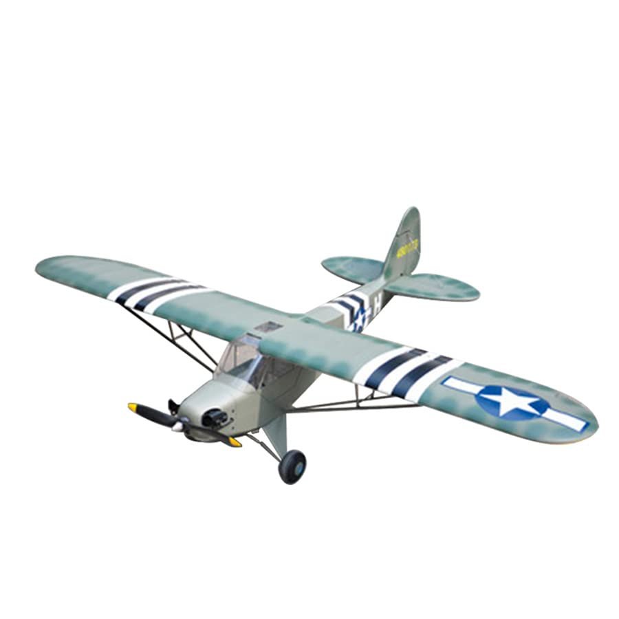 NOBRIM RC Plane J3CUB Cubs EPO Foam RC Airplane Wing Span 1400mm PNP Version Model RC Fixed Wing Aircraft (Blue)