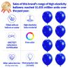 110pcs Blue Balloon 12 inch, Blue Latex Balloon for Birthday Party Baby Shower Wedding(with 2 Ribbons). view 2