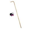 Peppermill Reno Casino Authentic Dice Pair Purple Polished Italic Print w/Pouch + 36" Rattan Craps Dealer Stick (Cyber-Deals Bundle) view 1
