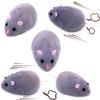Gosyfeti Remote Control Mouse Toy, Electric RC Rat Animal, for Prank Joke Trick, Cat Playing, Kid's Children's Funny Birthday (Grey) view 2