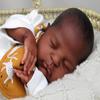 Angelbaby Lifelike Reborn Baby Dolls Black Boy with Brown Skin 20 Inch African American Silicone Sleeping Newborn Real Ethnic Baby Doll Soft Body Alive Infant Look Biracial Reborns Doll Gift Playsets view 2