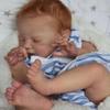 RXDOLL Sleeping Newborn Doll Realistic Reborn Baby Dolls Girl 19 Inch Real Life Baby Dolls Soft Cloth Body Lifelike Reborn Doll for Kids Toys Amazing Gifts view 2