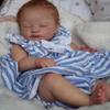 RXDOLL Sleeping Newborn Doll Realistic Reborn Baby Dolls Girl 19 Inch Real Life Baby Dolls Soft Cloth Body Lifelike Reborn Doll for Kids Toys Amazing Gifts view 3