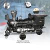 Classic Model Train Set Toy with Steam and Sound, Electric Train for Under The Trees, Cargo Car for Boys & Girls 3 4 5 6 7 Years view 2