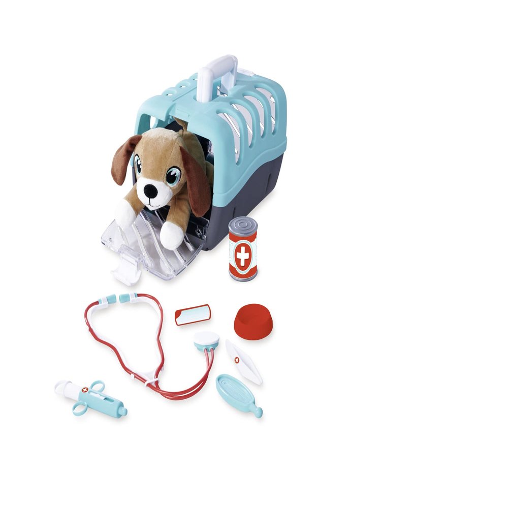 Simba Veterinary Case, Plush and 24 cm, Accessories, 7 Pieces, 25 x 18 x 17 cm, from 3 Years