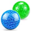 2 Pack 3D Puzzle Maze Ball, Memory Sequential Gravity Cube Balls Educational Toys for Kids Teens & Adults, Hard Challenges Game Lover Tiny Balls Brain Teasers Game Gifts view 1