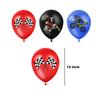 Heidaman Dirt Bike Party DecorationsDirt Bike Birthday Decorations For BoysMotorcycle Birthday Decorations,Set Included Banner Backdrop Tablecloth Balloon Cake Toppers Cupcake Toppers 7 "Plate 9" view 4