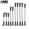 10 Pcs Metal TRX4 Links Set Suspension Steering Linkage Panhard Bar for 1/10 Scale RC Crawler 324mm Wheelbase TRX-4 Defender view 2