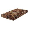 Decorative Crib Sheet,Brown Fitted Microfiber Baby & Toddler Universal Crib Sheets,28"x 52"x 8",Old Grunge Brick Wall Aging Print Crib Sheet Set, for Standard Crib and Toddler Mattresses view 2