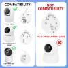 Adjustable Baby Monitor Wall Mount for VTech VM901/VM924/VM923/VM928, Full-Range View and Easy Installation Without Drilling view 2