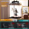 COOLTAKU Clear Acrylic Display Case, Front-Open Door with Magnetic Buckle, Assemble Display Box, Dustproof Protection Showcase for Figures, Collections, Models, Toys (8x6x8 inch, 20x15x20 cm) view 3