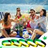 Leitee 100 Pcs Jamaican Silicone Bracelet Bulk Black Yellow Green Jamaican Country Flag Rubber Wristband for Men Women Birthday Party view 4