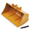 ZHIPAIJI RC Excavator Full Metal Bucket Part, for Huina 1580/1550/1592/1593/1594 Excavator Metal Simulation Digging Bucket Wide Bucket Build Kit Replacement for Huina RC Excavator Adults Accessories view 1