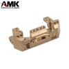 CNC Brass Aluminum Multifunctional Front Bumper Servo Mount for TRX-4 1/10 Scale RC Crawler Car(Black) view 3