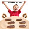 90 Pack Poop for Finger Slingshot, Poop Rubber Spoof Toy for School Party, Friends Gathering view 4
