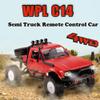 The perseids RC Truck 1/16 RC Rock Crawler 2.4G 4WD Remote Control Offroad Car RC Semi Trucks and Trailer All Terrain Cars, RC Pickup Truck Racing Climber Vehicles RTR Ideal Gift(WPL C14+WPL C24) view 2