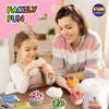 4 LB Milky Butter Slime Bucket Gift for Girls, FunKidz 64 FL OZ Huge Soft White Premade Scented Slime Kit Toy with 29 Variety Add-Ins Perfect Birthday Present for Kids Age 6+ view 4