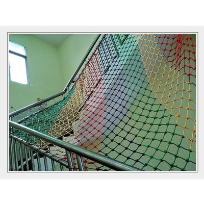 AFGZQ Nylon Rope Safety Net Durable Climbing Netting for Kids Balcony Stair Barrier Fence Decor Hanging NetworkCustomizable Color : 8mm Rope, Size : 1x6m(3x20ft)