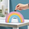IMIKEYA Piggy Bank: Rainbow Design Ceramic Piggy Bank Money Box Decorative Coin Bank Money Bank Saver Storage Box for Kids Wedding Home Nursery Decor view 2