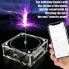 Musical Tesla Coil, Bluetooth Music Tesla Coil, Touchable Artificial Spark Gap Arc Generator, Wireless Transmission Experiment Model, Science Teaching Experiment Tool Desktop Toy (Standard) view 4