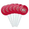 St. Cloud State University Primary Logo Cupcake Picks Toppers Decoration Set of 6 view 1