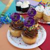 Whittier College Poets Logo Cupcake Picks Toppers Decoration Set of 6 view 4