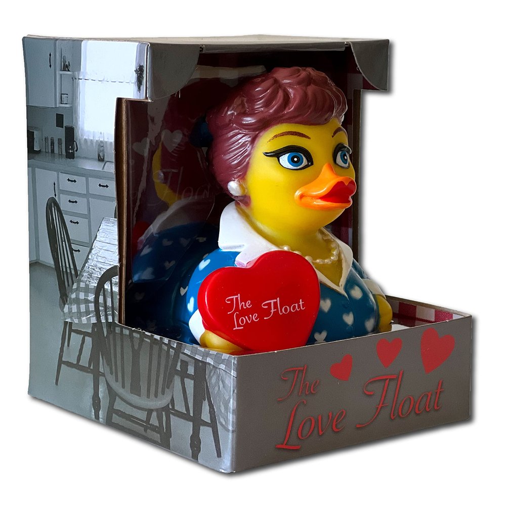 CelebriDucks - The Love Float - Floating Rubber Ducks - Collectible Bath Toy Gift for Kids & Adults of All Ages