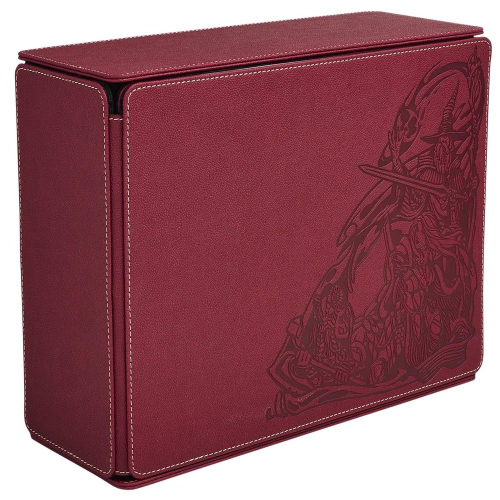 Dragon Shield RPG: Game Master Companion: Blood Red Compatible with Official DND Spell Cards - 6 Foam Trays with Room for a Total of Over 40 Miniatures of Various Sizes