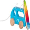 goki 54858 - Pull Vehicle Surfer Van - Modern Design - Removable Surfboard view 3