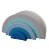 Children's Factory, CF322-230TRQ, Rainbow Arch Trio Climber, Tranquility, Baby Playground Activity, Toddler Homeschool or Preschool Soft Play Blocks view 1