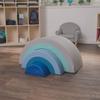 Children's Factory, CF322-230TRQ, Rainbow Arch Trio Climber, Tranquility, Baby Playground Activity, Toddler Homeschool or Preschool Soft Play Blocks view 2