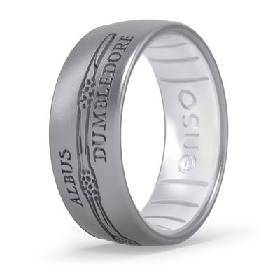 Enso Rings Harry Potter Wand Collection - Comfortable and Flexible Silicone Rings - Albus Dumbledore - 6