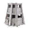 Tabletop Terrain Grimdark Double Pillbox by War Scenery for Wargames and RPGs 28mm 32mm Miniatures view 1