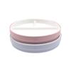 Elk and Friends Kids 7.8 Porcelain Divided Plates with Silicone Sleeves | Suitable for Babies/Kids/Toddlers | Microwave & Dishwasher Safe | Non Slip | Snack Dishes view 1